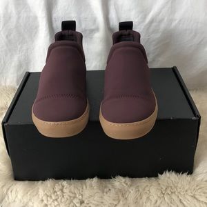 James Perse Zuma slip on aqua shoes